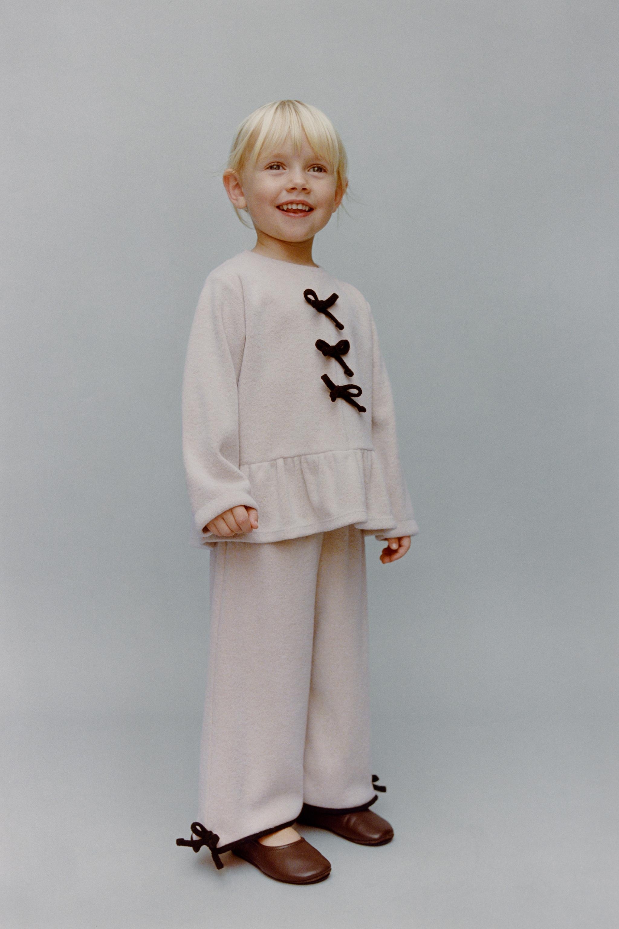 SOFT TOUCH T-SHIRT WITH CONTRASTING BOWS